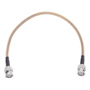 Epcom Jumper de 30.5 cm con cable LP142 BNC Macho a BNC Macho.