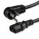 StarTech.com CABLE DE 4.5M DE ALIMENTACION ACODADO NEMA 5-15P A C13 DE PC