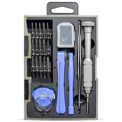 Data Components KIT DE HERRAMIENTAS 24 PZAS PAR A LAPTOP SMARTPHONE BROBOTIX