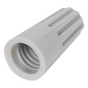 Epcom Capuchón roscable / 18 AWG / Gris / Paquete de 25 piezas.