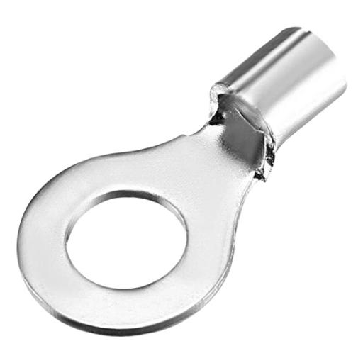 [EPCOM_AE33461] Epcom Terminal tipo ojo / 1 / 4 " / Sin aislar / 8 AWG / Sin color / Paquete de 25 piezas.