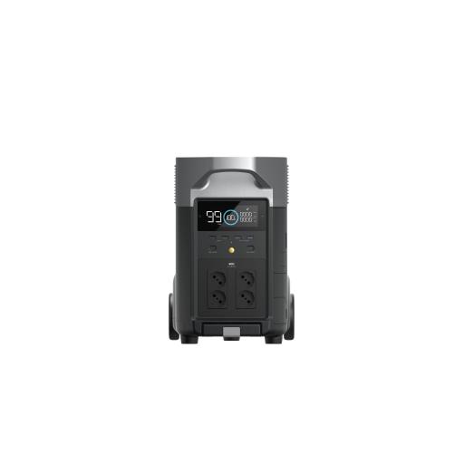 ECOFLOW EcoFlow DELTA PRO | Estación de Energía Portátil 3600Wh Litio LFP / 5 AC 3600W (7200W Pico) / 2 USB-C 200W / Capacidad para Aumentar Respaldo / Cargador de Coche 10A a 12.6V / Conectividad WiFi y Bluetooth (App) / Carga Solar 1600W Ma