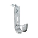 CHAROFIL Soporte (Gancho) tipo J-Hook, hasta 28 cables Cat6, ideal para soportar cableado en los espacios de manipulación al aire, Para instalación en interior