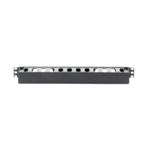 LINKEDPRO BY EPCOM Organizador de Cables Horizontal de 1U para Rack de 19", Fabricado en Polímero Resistente a Deformaciones y Rayones