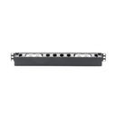 LINKEDPRO BY EPCOM Organizador de Cables Horizontal de 1U para Rack de 19", Fabricado en Polímero Resistente a Deformaciones y Rayones
