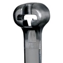 Panduit Cincho Dome-Top Nylon 6.6, 378mm largo x 7mm ancho, Color Negro. Paquete de 250 piezas