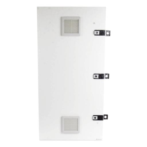 [EPCOM_EI-PCB-04-11-03-W3V] Epcom Gabinete para instalación de 3 Baterías PL110D12, Fabricado en Lámina Galvanizada, Accesorios para piso o poste (No incluidos)