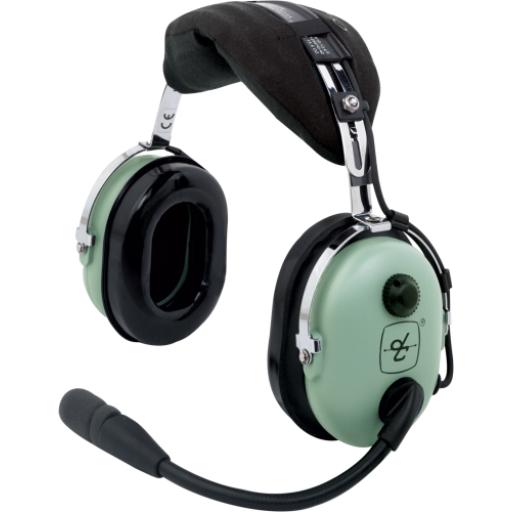 David Clark Auriculares con atenuación de ruido pasivo para radios aéreos en helicópteros
