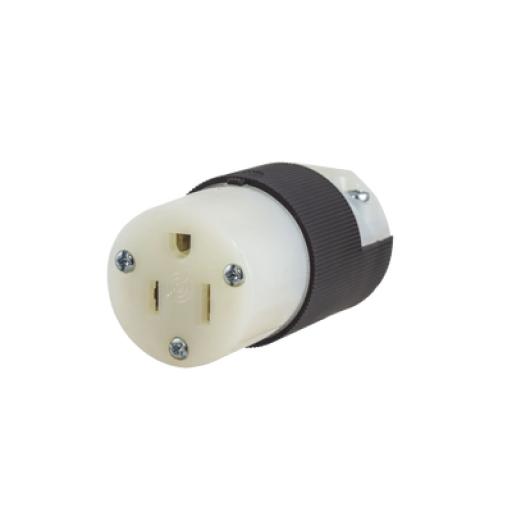[HUBBELL_HUB-HBL-5269-C] Hubbell Conector Entrada Recta/ 15A 125V/ 2 Polos 3 Hilos/ Nema 5-15R/ Grado Industrial- Comercial.