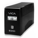 Vica NOBREAK CON REGULADOR 1200VA 600W 6 TOMAS.60 MIN RESPALDO .
