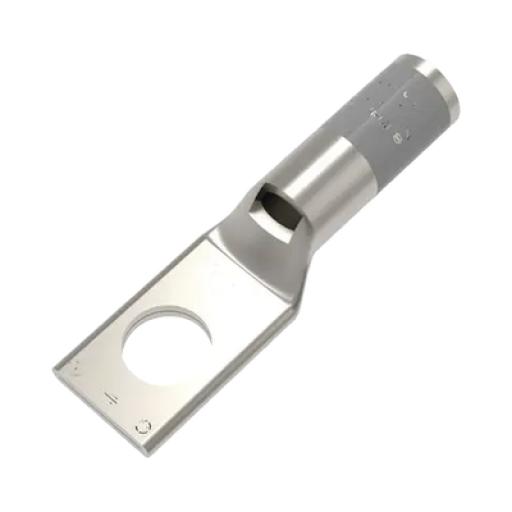 HUBBELL BURNDY Zapata Terminal de Compresión BURNDY para Tornillo de 1/4" y Calibre 4 AWG.