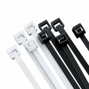 Data Components CINCHO NYLON EN COLORES BLANCO Y NEGRO (AMBOS) 20 CMS 200 PIEZAS