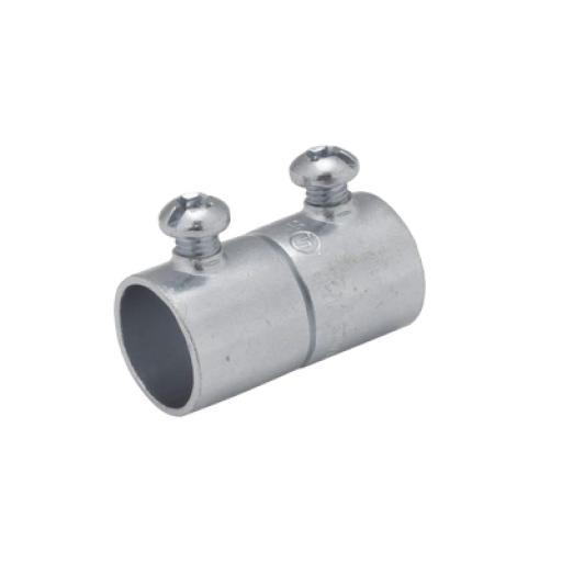 Raco Cople de 1 1/2" (38 mm) para Pared Delgada con Tornillo.