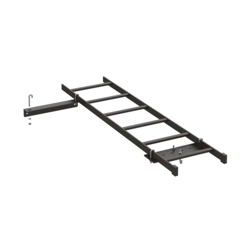 HOFFMAN Kit de Conexión de Rack a Pared, Con Escalerilla de 1.3 m de Largo y 12 in de Ancho, de Acero, Color Negro