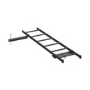HOFFMAN Kit de Conexión de Rack a Pared, Con Escalerilla de 1.3 m de Largo y 12 in de Ancho, de Acero, Color Negro