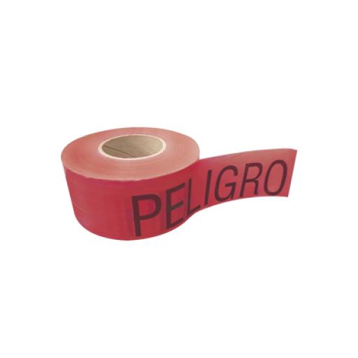 Surtek Cinta para barricada "PELIGRO" de 100 m y ancho de 3".