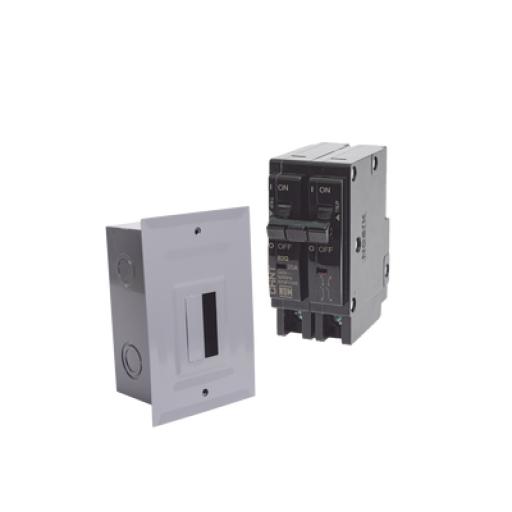 CHINT Kit Centro de Carga para empotrar con 1 Interruptor Térmico de 2 Polos, 30Amp 120/240Vca 10kA.