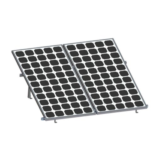 [EPCOM_VEKTOR8R2700] Epcom Montaje para Panel Solar, Riel "8" de 2700mm para Módulos con Espesor de 35mm, Velocidad de Viento Máx. 136km/h