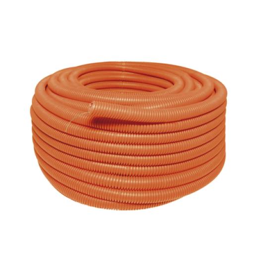 Surtek Manguera flexible Reforzada 1/2" x 100 m /Polietileno Alta Densidad HDPE/ Con guía /Resistente a Intemperie.
