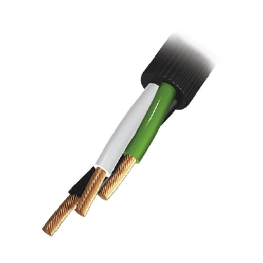 [INDIANA_RQ36/100M] Indiana Cable Eléctrico de Uso Rudo 3 Hilos Calibre 16 AWG, Hasta 600 V. Rollo de 100 m.