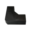 Thorsman Sección en "L" Color Negro de PVC Auto Extinguible, Para Canaleta TMK-1720-N-CC (5230-02003)