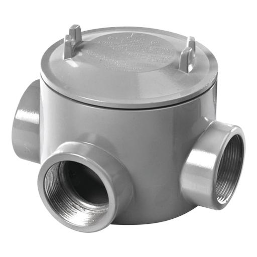 RAWELT Caja con Tapa Tipo GRT de 1" (25 mm)/ Caja a Prueba de Explosión / Para Áreas Peligrosas / Libre de Cobre.