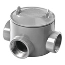 RAWELT Caja con Tapa Tipo GRT de 1" (25 mm)/ Caja a Prueba de Explosión / Para Áreas Peligrosas / Libre de Cobre.