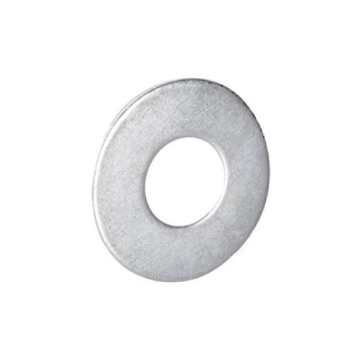 CHAROFIL Arandela plana galvanizada de 5/16"