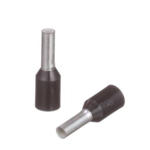 [PANDUIT_FSD78-6-D] Panduit Ferrule Aislado Para Cables 16 AWG, PIN de 6 mm de Longitud, Mango Color Negro, Paquete de 500 Piezas.