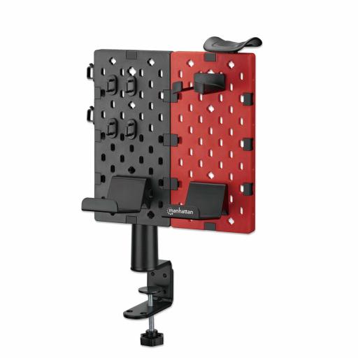 [MANHATTAN_462518] Soporte de escritorio con tablero organizador perforado Manhattan.