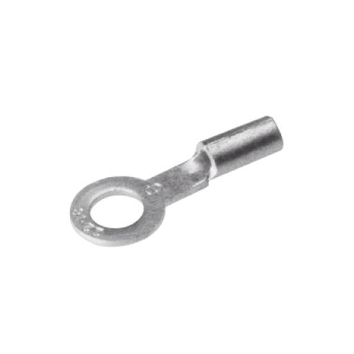 [HUBBELLBURNDY_HUB-T148] HUBBELL BURNDY Zapata Terminal de Ojillo  para Tornillo 5/32 in (4 mm) calibre 16-14 AWG.