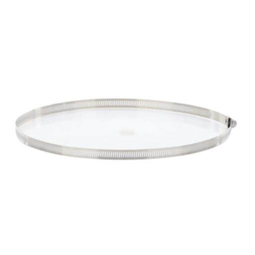 SYSCOM TOWERS Abrazadera Sin Fin de Acero Inoxidable Capacidad de 10" a 16" (Paquete de 10)