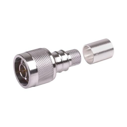 [TIMESMICROWAVESYSTEMS_EZ-400-NM-KD] Times Microwave Systems Conector N Macho Plegable con Pin Cautivo para cables Tipo RG8