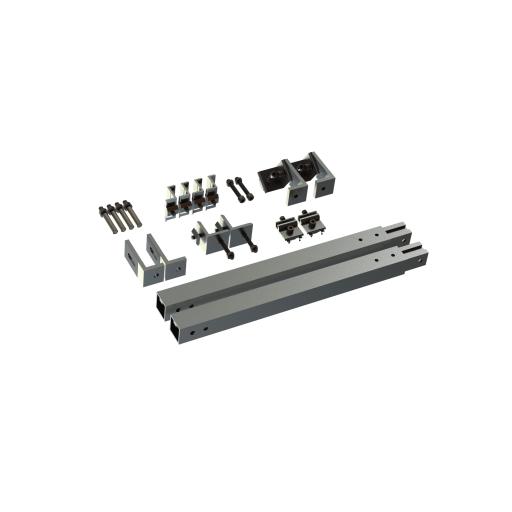 Epcom Caja de accesorios de aluminio  anodizado para montaje VEKTOR8R1M , arreglo 1X4 para techo