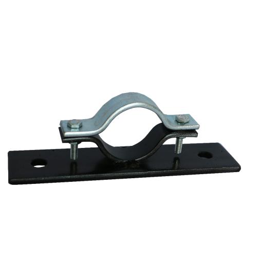 [TOTALGROUND_AM-TG/3] Total Ground Abrazadera Doble Omega, fabricada en Acero para instalación de mástil de 2" en muros verticales