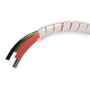 Panduit Agrupador Protector de Cable de 12.7 mm de Diámetro, De 30.5 Metros de Largo, Color Natural