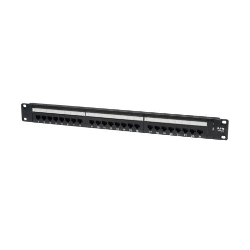 Tripp Lite PANEL DE CONEXIONES 24 PUERTOS CAT6 110 RJ45 ETHERNET 1U EN RAC