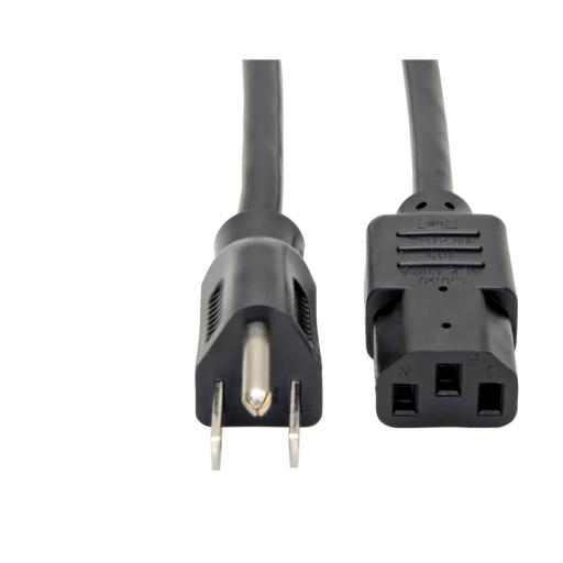 Tripp Lite CABLE ALIMENTACION COMPUTADORA NEMA 5-15P/C14 10A 18AWG 3.7M