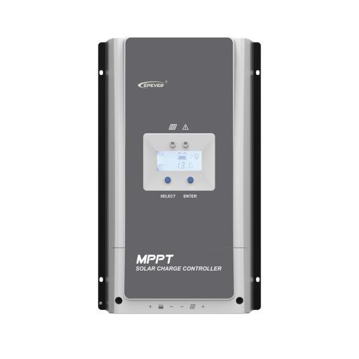 EPEVER Controlador Solar MPPT 60A 12/24/36/48V, Máximo Voltaje de Circuito Abierto Voc 200Vcc, Configurable para Baterías de Litio