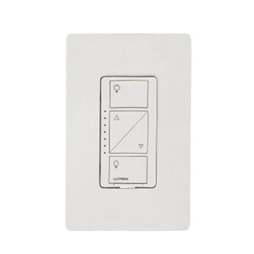 LUTRON CASETA WIRELESS (Caseta Wireless) Atenuador de pared. Aumenta/Disminuye Intensidad de Iluminación.  No requiere cable neutro. 150W LED / 600W INC/HAL