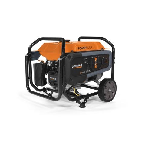[GENERAC_GP3600] GENERAC Generador Inversor Portátil a Gasolina, 3.6 kW, Arranque Manual