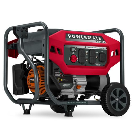 [POWERMATE_PM4500] POWERMATE Generador Inversor Portátil a Gasolina, 3.6 kW, Arranque Manual