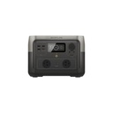 ECOFLOW EcoFlow River 2 Max | Estación de Energía Portátil 512Wh Litio LFP / 4 AC 500 W (Max. 1000W) / 1 USB-C 100W / 3 USB -A 12W / Cargador de Coche 8A a 12 o 24V / Conectividad WiFi y Bluetooth (App) / Carga Solar 220W Max.