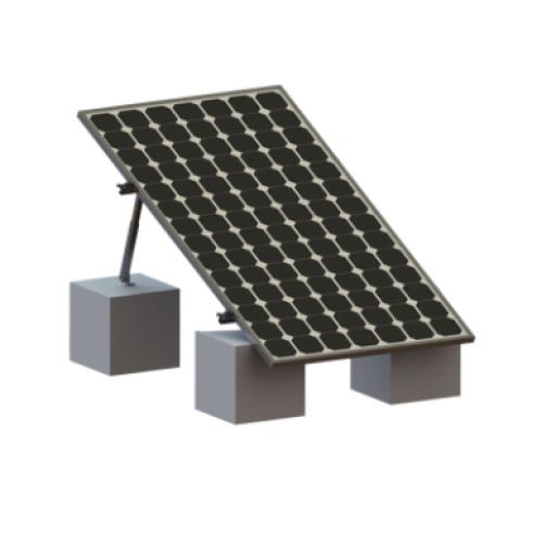 [EPCOM_VEKTOR8R1M] Epcom Montaje para Panel Solar, Riel "8" de 1400mm para Módulos con Espesor de 35mm, Velocidad de Viento Máx. 136km/h (20° a 45°)