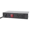 Epcom Acondicionador de Voltaje / Entrada 120 Vca / 2 salidas @ 120 Vca NEMA 5-15R / 1,800 W / 15 A / Supresión de Picos / Regulador de voltaje.    