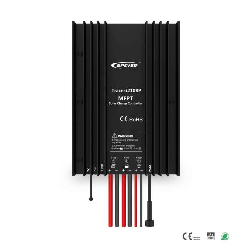 EPEVER Controlador Solar MPPT 30A 12/24V, Máximo Voltaje de Circuito Abierto Voc 100Vcc, Configurable para Baterías de Litio