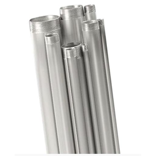 RAWELT Tubo conduit rígido de aluminio 38.1 x 3050 mm  ( 1 1/2" x 10').