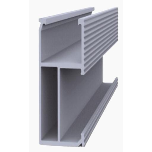 [EPCOM_EPLSR84050] Epcom Riel 8 para montaje de módulos fotovoltaicos de aluminio anodizado de 4050mm.