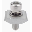 Epcom Conector N con tornillo para fijación en riel 5 y 8