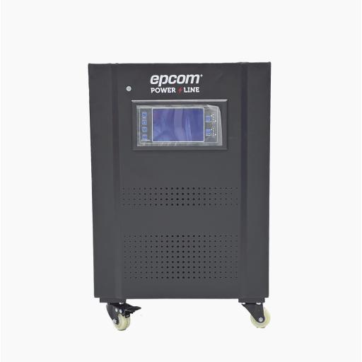 Epcom Regulador de Voltaje Industrial Bifásico 7.5 kVA/7.5 kW 220 V / Entrada 176-264 V Vca / Salida 215.6-224.4 Vca